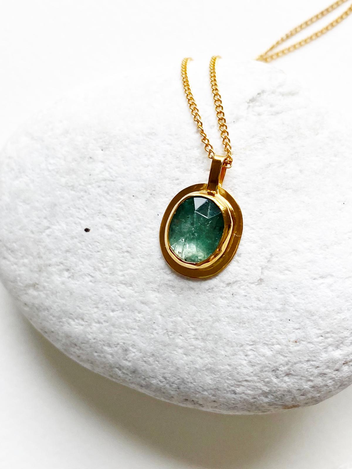 Green Kyanite Pendant